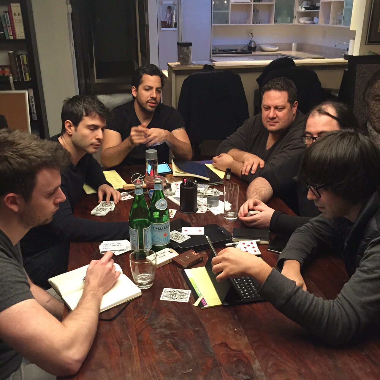 Marc developing magic with David Blaine and the creative team